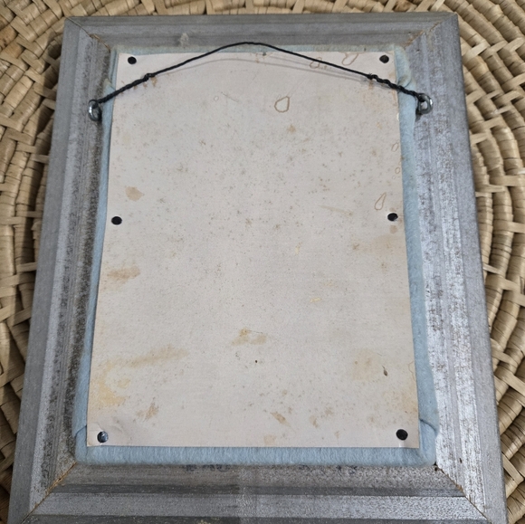 Vintage 1970s String Nail Bonnet Flower Girl Wall Art - Picture 8 of 8